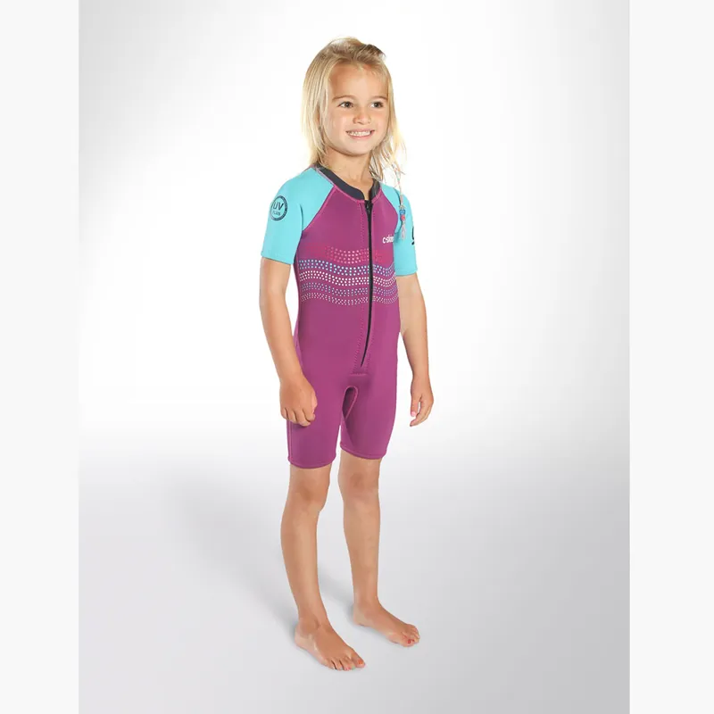 C-Skins C-Kid Baby Shorty Wetsuit Waves Voilet/Cyan-2